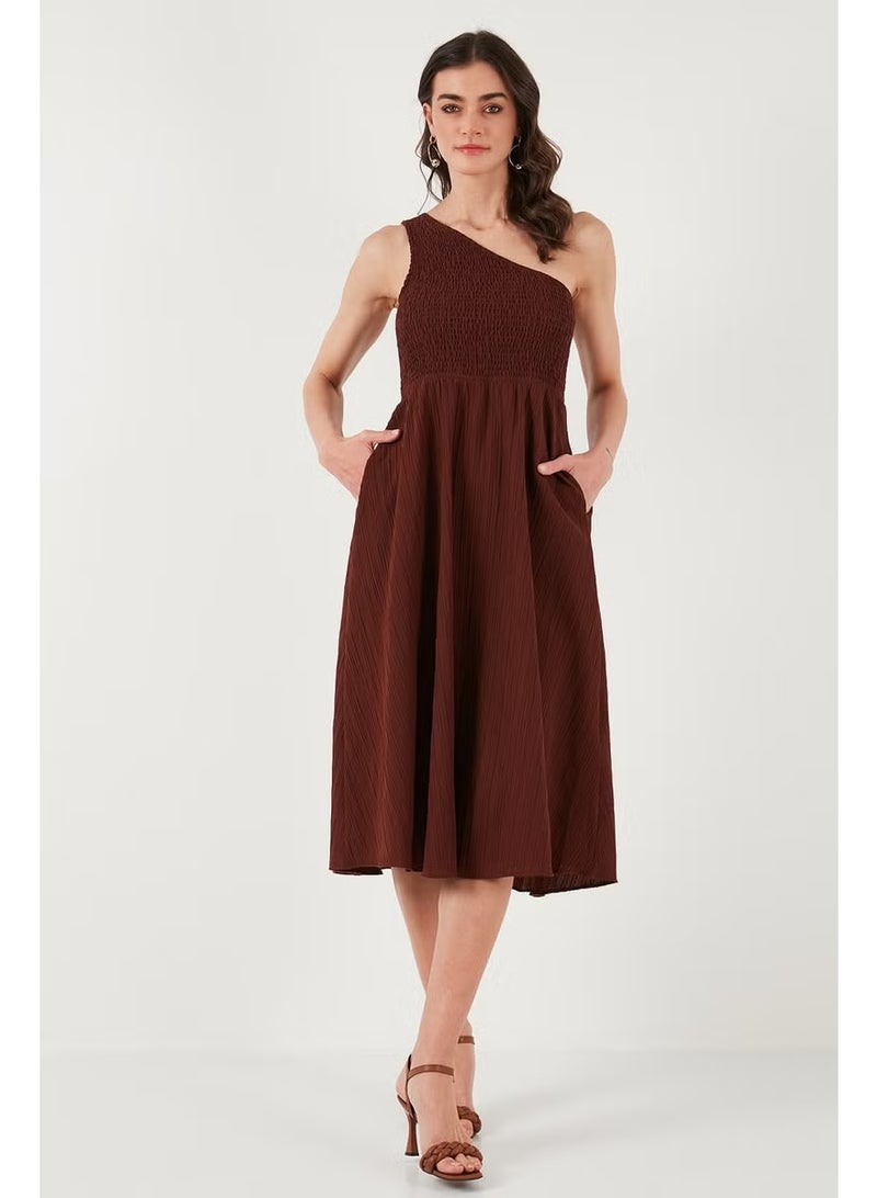 Lela One-Shoulder Midi Dress - Image 1